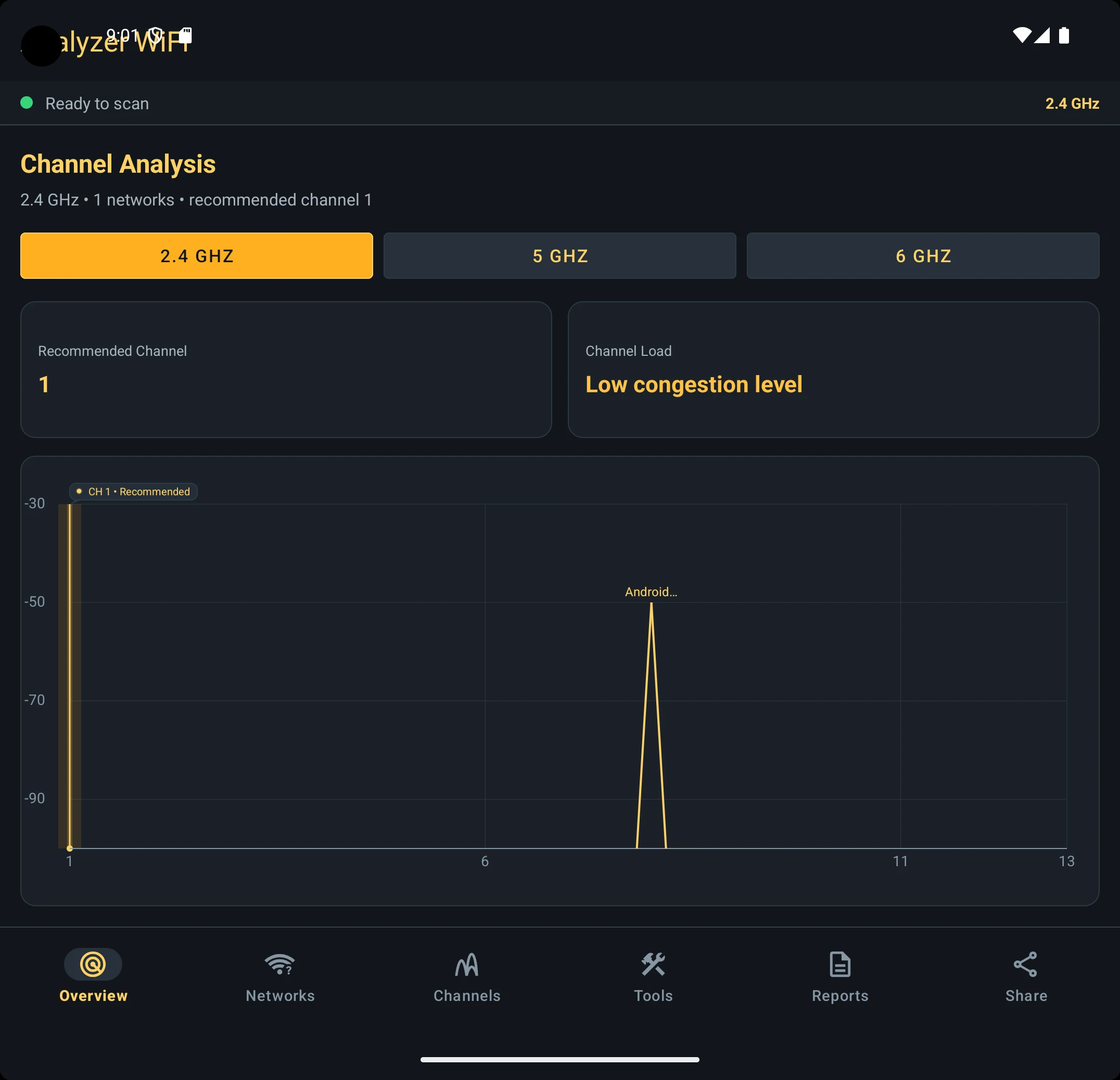 WiFi Analyzer: Signal Scan screenshot