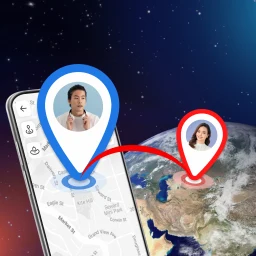 휴대폰용 GPS 위치 추적기 아이콘